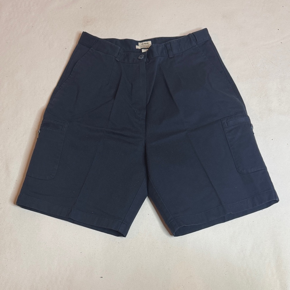 L.L. Bean Women’s Navy Blue Cargo Shorts